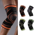 thumbnail image 2 of Outdoor Sports Knitted Knee Pads Basketball Running Straps Nylon Sports Knee Compression Pads Q2T0, 2 of 9
