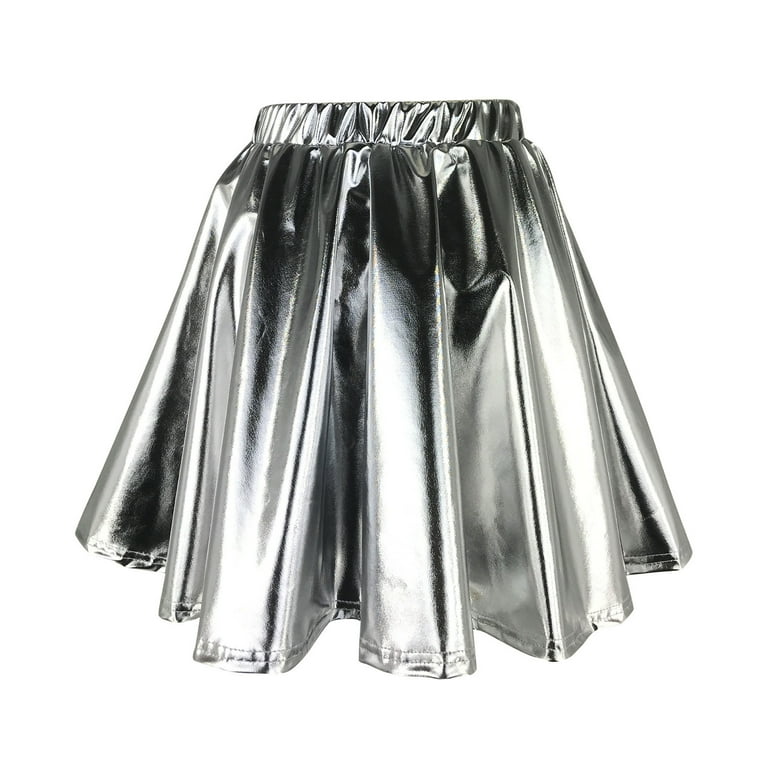 Fsqjgq Skirts for Women Tennis Skirt Silver Women Midi Skirt Fsqjgq Skirts for Women Tennis Skirt Silver Women Midi Skirt