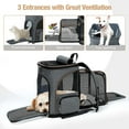 thumbnail image 3 of Mochila transportadora de mascotas Lekereise ampliable para mascotas pequeñas, 3 of 5