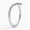 thumbnail image 2 of Dash Jewel Round Cut Brilliant 1.9 Ct Diamond Ring for Women's - Silver 14K White Gold Over Ring - Love Knot Diamond Contour Half Eternity Band - Special Occasion Band for Women's - Promise Band, 2 of 5
