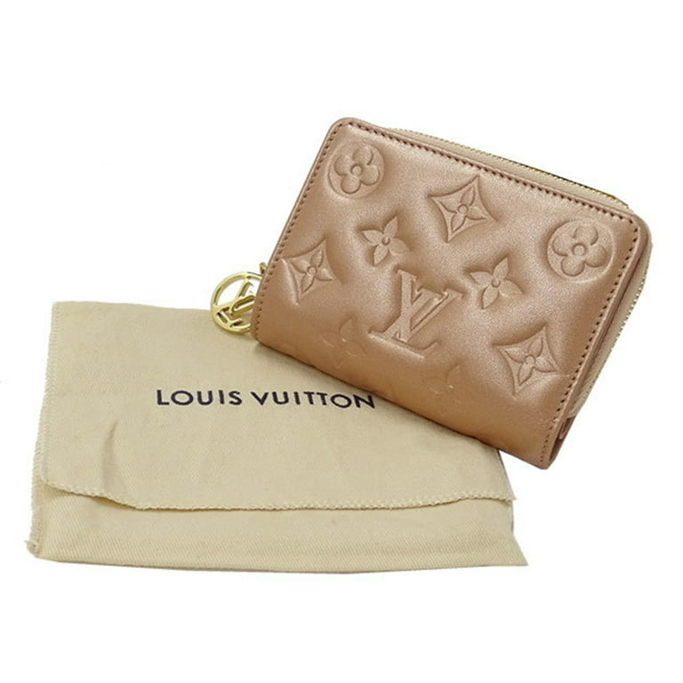 Pre-Owned Louis Vuitton LOUIS VUITTON Wallet Monogram Women's Bifold  Portefeuille Lou Lamb Rose Gold Day Limited Color M81996 (Good) 