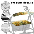 thumbnail image 5 of HELLHERO Hummingbird Sunflower Rollator Walker Seat and Backrest Rollbar Covers Set Removable and Washable Backrest Covers Reusable Soft for Street Scenes, 5 of 7
