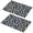 Pioneer Flower Floral-2, variant on Placemat, Pioneer Flower Floral Print Pattern Place Mats Table Mat Set Of 2, PVC Washable Placemats for Party Kitchen Dining Decoration, 18x12 Inch, Fade Resistant