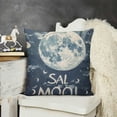 thumbnail image 2 of YINGXI to The Lunar Gray Throw Pillow Cover Valentine’s Day Decorative Pillowcase, Words Decor Decorations for Home Sofa Living Room 22x22in, 2 of 5