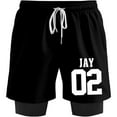 thumbnail image 2 of ENHYPEN Jay 02 Merch Sweatshorts Women Men Short Basketball Pants Casual Outdoor Sportwear, 2 of 3