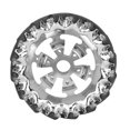 thumbnail image 3 of Roue de Mecanum, Roue Omnidirectionnelle de 45 Degrés Facile à Installer Roue de Robot, Robot de l'Industrie des Rouleaux en Caoutchouc pour Robot, 3 of 8