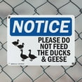 thumbnail image 5 of (2 Pack) Please Do Not Feed The Ducks And Geese OSHA Notice Sign 24 Inch X 18 Inch Indoor / Outdoor Rust-Free Aluminum Metal Signs for Workplace, Workshop, and Construction Site, Made, 5 of 8