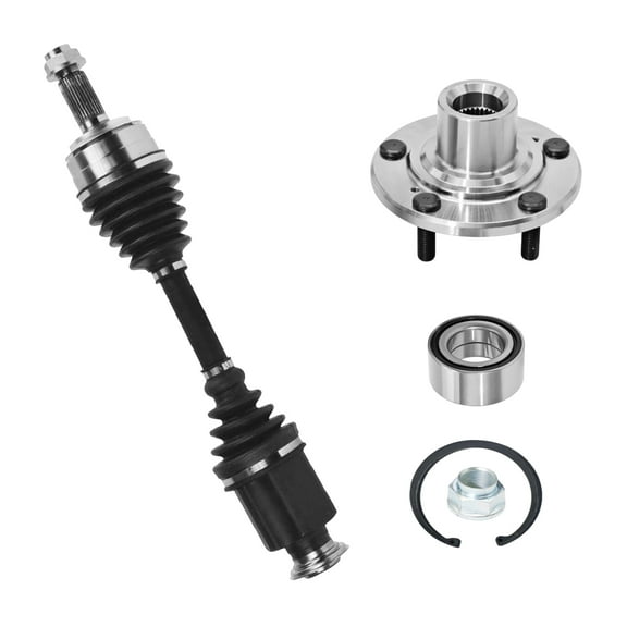 AutoShack Front Right CV Axle Shaft Wheel Hub Bearing Assembly Replacement for 2008-2012 Honda Accord FWD 2009-2014 Acura TSX FWD Passenger Side 5-Lug 5 HUB060200953