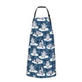 thumbnail image 2 of Picia Snow Penguin Waterproof Apron for Unisex Adult - Adjustable Bib Apron with Pockets, Ideal for Cooking, Gardening, Painting, and Household Chores, 2 of 9