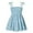 Light blue, variant on Zpanxa Toddler Girl Outfits Princess Dresses, Baby Girls Sleeveless Sling Graphic Print Casual Dress, Cotton Dresses Black (9-12 Months)