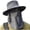 grey, variant on Nylon Sun Hats for Women and Men UPF 50+ Sun Protection and Neck Flap,Bucket Hat for Men and Women-Gray