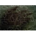 thumbnail image 4 of oneOone Cotton Silk Fabric Geometric Maze & Rabbit Animal Sashiko Print Fabric BTY 42 Inch Wide, 4 of 4