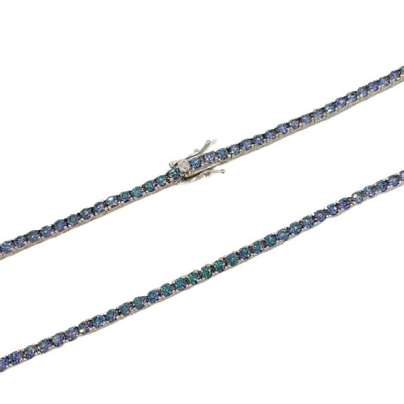 3MM Moissanite Tennis Bracelet Men Lab Grown Diamond Bracelets for Women 18K White Gold Plated Silver Diamond Bracelet for Women Wedding Bracelets for Brides