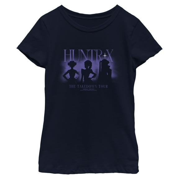 Girls KPop Demon Hunters The Takedown Tour Silhouette T Shirt