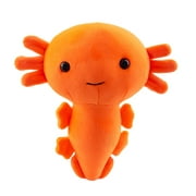 Salamander Axolotl Plush,Kawaii Doll Stuffed Toy, Axolotl Plush Toy Gifts for Kids(orange)