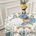 thumbnail image 6 of YAZAOO Round Tablecloth Design Blossom Art Print Pattern Tableclothes, 6 of 8