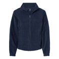 thumbnail image 1 of Burnside Womens Polar Fleece Full-Zip Jacket, 2XL, Navy, 1 of 5