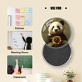 thumbnail image 5 of Glass Refrigerator Magnet 6Pcs Magnetic Fridge Sticker,Decor for Kitchen,Whiteboard,Cabinet,Gentle Panda With Radiant Sunflower, 5 of 5