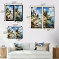 thumbnail image 4 of Designart "Eugene s Reverie Normandy Coast III" France Wall Art Set Of 2 - Beige Landscapes Gallery Set For Office Decor, 4 of 7