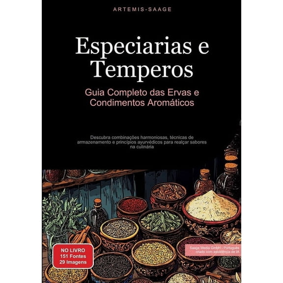 Especiarias e Temperos: Guia Completo das Ervas e Condimentos AromÃ¡ticos: Descubra combinaÃ§Ãµes harmoniosas, tÃ©cnicas de , (Paperback)