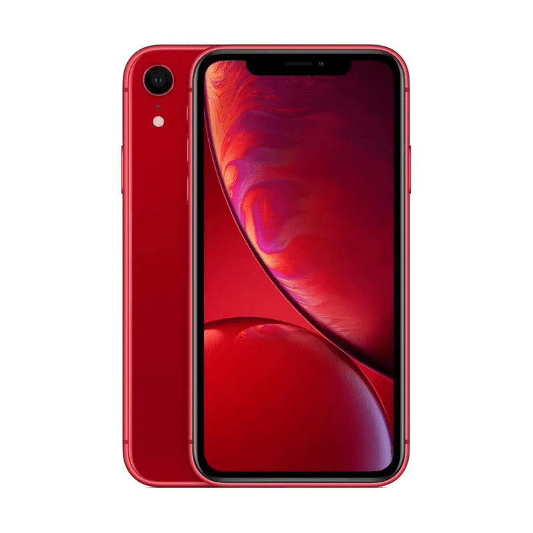 Restored Fully Unlocked Apple iPhone XR Cell Phone 256GB Red