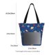 thumbnail image 3 of Fotbe Space Bolsa de Playa con Estampado, Bolsa de Hombro, Bolsa de Mano Espaciosa, Bolsa de Viaje Ligera, Bolsa de Compras Versátil, 3 of 6