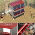 thumbnail image 6 of Garvee Chicken Nesting Box, for Laying Eggs, 6 Grids,  27.17 x 16.93 x 30.71 inch, Red, 6 of 9