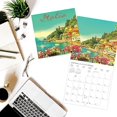 thumbnail image 5 of Graphique 2025 Italia Wall Calendar - 12” x 12” - Thick Paper - Home & Office Organizer - Large Monthly Grid - 3 Languages & Marked Holidays - 4 Month Preview Page for 2026, 5 of 6