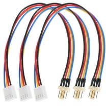 Arborister 3pcs 4-Pin PC Computer Case Fan Splitter Extension Cord Power Connector Adapter Cable