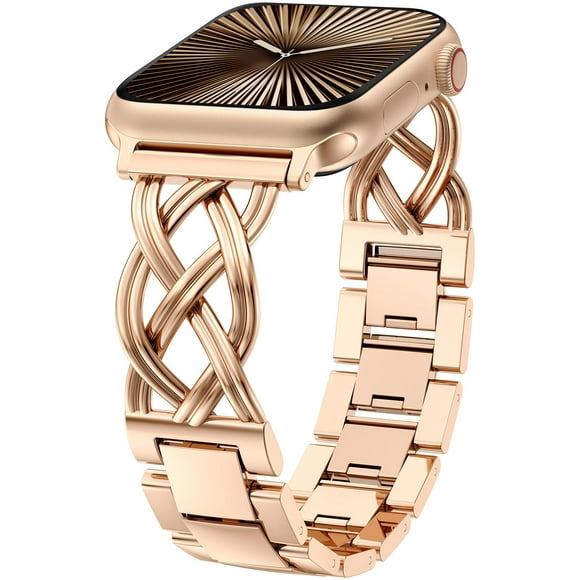 TOYOUTHS Compatible with Apple Watch Band 38/40/41/42/44/45/46/49mm, Women's Celtic Knot Metal Bracelet Strap, Stainless Steel Jewellery Replacement for iWatch Ultra, SE, Series 11/10/9/8/7/6/5/4/3