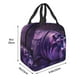 thumbnail image 3 of Easygdp Purple Hippo In Water Bolsa Térmica Premium - Tela Oxford Impermeable, Gran Capacidad, Bolsillo Frontal, Unisex para Trabajo, Escuela, Actividades al Aire Libre y Picnics, 3 of 8