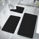 thumbnail image 1 of Fiudx Juego de Alfombrillas de Baño de Espuma, Material Suave y Cómodo, Absorción de Agua y Base Antideslizante, Lavable a Máquina, Juego de 3 Piezas, Ideal para Baño, Aseo, Regalo, 40 X 60 Cm, 40 X, 1 of 6
