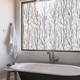 thumbnail image 2 of DKTIE The Sunshade Window Film Decorated with Black and White Branches Can Resist Ultraviolet Rays, Prevent Static Electricity, and Resist Heat. It Is Also Detachable, 17.7"x78.7", 2 of 9