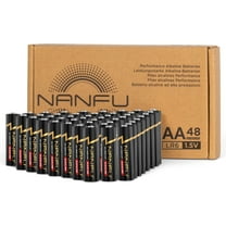NANFU Alkaline AA Batteries (48 Pack), Double A Batteries, 1.5 Volts Long-Lasting Double A Batteries