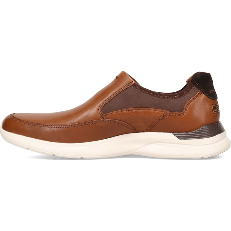 NEW ROCKPORT men\'s sherwood bike toe slip-on in tan Men main image 4