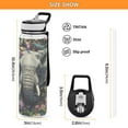 thumbnail image 3 of Qxltty Majestic Elephant Water Bottle 32 oz with Straw BPA Free Reusable Fitness Sport Bottle Perfect for Travel School Outdoors and Gym, 3 of 7
