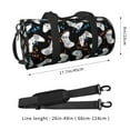 thumbnail image 5 of Sigee Cool Gamepad Printed Multi-compartment Sports Gym Bag for Men and Women Large Capacity Travel Bag, Overnight Bag, 5 of 8