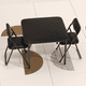 thumbnail image 3 of Zzistar Juego de Mesa y Sillas Plegables para Niños de 3 Piezas, Mesa Cuadrada Portátil y Juego de Sillas con Respaldo y Cojín Suave de PU, 3 of 9