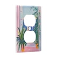 thumbnail image 2 of Yayeee Duplex Wall Plate 1-Gang 4.5"x2.7" Home Receptacle Light Switch Decorative Outlet Cover, Boat Seaside, 2 of 7