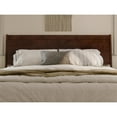 thumbnail image 2 of Pemberly Row Modern King Solid Wood Panel Headboard in Walnut, 2 of 8
