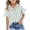 #A05-Green, variant on Abcomgle Button Down Shirts for Girls Roll Up Short Sleeve Collared Linen Blouses Summer Cute Spring Shirts for Girls,Gray,12-13Years