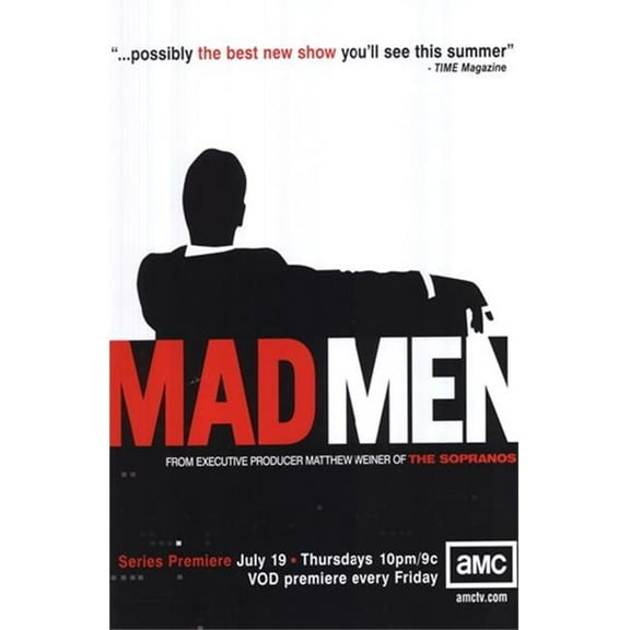 Pop Culture Graphics MOV402389 Mad Men TV Movie Poster, 11 x 17