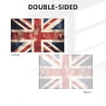 thumbnail image 2 of Union Jack UK Flag Vintage Four Hole Decorated Banner Flag for Garden Yard Home Decoration Indoor Outdoor 2x3 Ft, 2 of 7