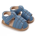 thumbnail image 6 of FDDMis Baby Shoes Boys Size 4 Shoes School Shoes for Boys Walking Shoes Baby Black Toddler Girl Shoes Girls Shoes Size 9 Little Girls Black Shoes, Blue 12-18 Months, 6 of 9
