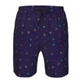 thumbnail image 4 of Naloa Mathematical Symbols Men's Beach Shorts, Surfing shorts, Swim trunks, Quick Dry Swim Trunks for Surfing Beach Fun - Small, 4 of 9