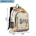 thumbnail image 2 of FORMRS Unisex School Backpack 17" Student Travel Bag with Laptop Compartment, Halloween Cute Pumpkins, 2 of 7