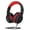 Black -red, variant on Kids Headphones for School Home Tablet Travel, Sharing Sounds Function, Foldable Wired Kids Headphones with Microphone
