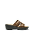 thumbnail image 2 of Women's Arch Support Slides - Adjustable Straps & Comfortable Wedge Heel, Soft Faux Suede Lining, 2 of 5