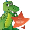 thumbnail image 4 of StarSmilez kids toothbrush alligator puppet Oral health dental presentation Child floss education, 4 of 5