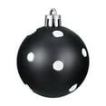 thumbnail image 5 of HomeDM 24 Pcs Christmas Balls - Black and White Balls Xmas Ornaments Shatterproof Plastic Christmas Tree Hanging Balls Decorations for Wedding Holiday Party Supplies 8cm/3.15", 5 of 9